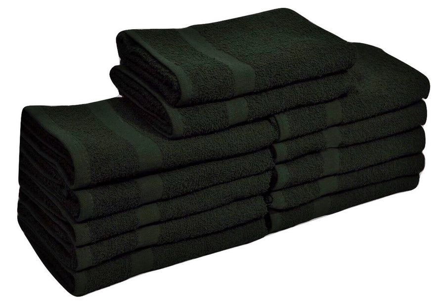16x27 Hunter Green Hand Towels - StarTex